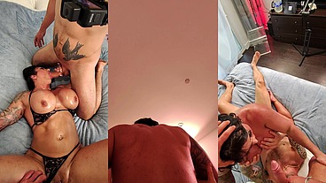 THE HARDCORE THREESOME OF SEXY MILF CHERRY DEVIVRE