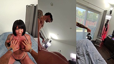 THE HARDCORE THREESOME OF SEXY MILF CHERRY DEVIVRE