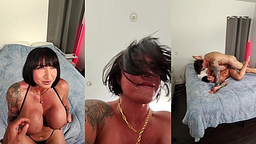 THE HARDCORE THREESOME OF SEXY MILF CHERRY DEVIVRE