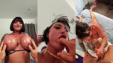 THE HARDCORE THREESOME OF SEXY MILF CHERRY DEVIVRE