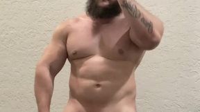 Solo cum in the gym/ morganfit of for more