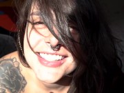 She Sucks a Cock under the Sun til Get all the cream - Amateur Dread Hot