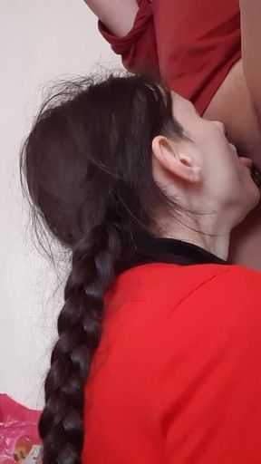 My Teacher Seduced Me and Made Me Take Her Pussy in My Mouth