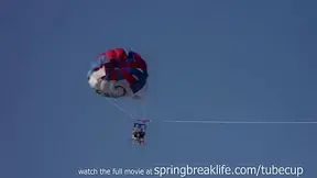 SpringBreakLife Video: Naked Parasailing