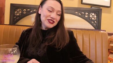 Cheating MILF Wife Chokes Boss Surprise Facial Pub Piss Gush