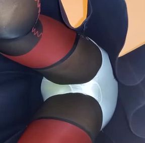 BlueGirl70 Zigzag Seams Upskirt