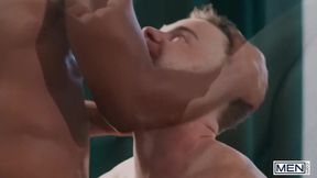 Two hung studs destroy the couch in a raw unprotected pounding