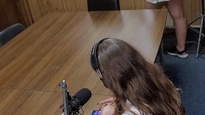 Maisie Lewis gets fucked by Charlotte Rose in the Boardroom
