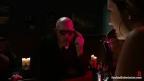 Busty barmaid takes a pounding from her debt collector