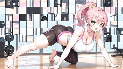 Get up close and personal with a Japanese hentai babe in a hot game of cat and mouse