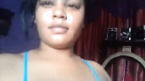 Chubby Arab Teen Shows Off Her Twat