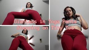 Giantess in Yoga Pants: Sage Eldritch Stepping on Tiny Man SD