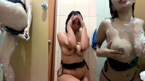 Desi girl village showing her private body