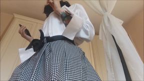 The Secretary Lifts Her Skirt