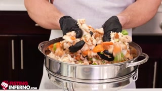 FistingInferno - Chef Nate Grimes Stuffs Devin Franco's Hole