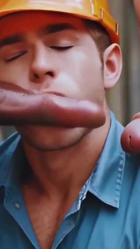 Construction Workers Give a Young Apprentice a Nice Penis Beating in the Face