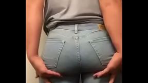 Jeans sissy ass
