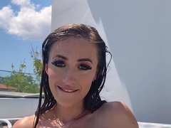 Bareback anal sex with flaming brunettes with big boobs
