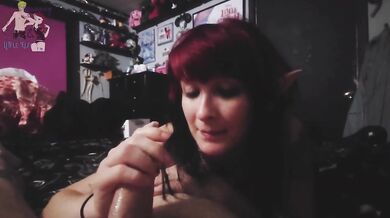 Slutty elf girls give the best HJs cum for me daddy