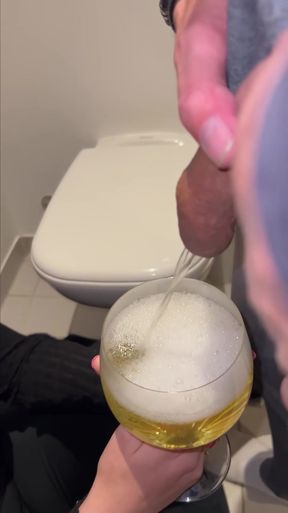 Danish homemade master/slave action with cum swallowing whore piss