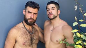 Sexy And Sensual Latinos Rodrigo El Santo &amp; Fer Froma Enjoy Outdoors Afternoon Fuck - Dick Rides