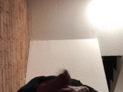 ROUGH HANDJOB ** Random Stairwell Edition **