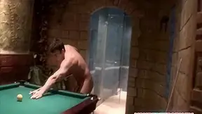 Sexy Brunette is back for Pool Table Fuck