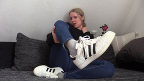 Spritz auf meine Superstar-Sneaker!