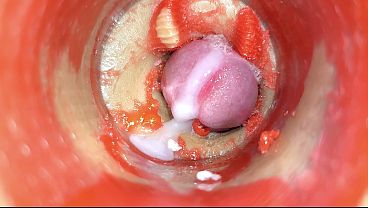 Camera in Vagina, Cervix POV, Tiny Cucked by Giant &lsquo_Couple&rsquo_, Cum in Pussy and Creampie - ASMR
