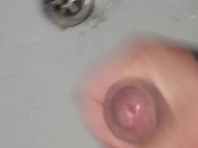 Sexually frustrated stud wanks dick