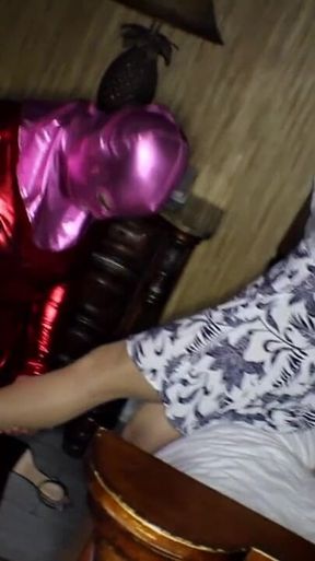 Nylons fantasies: Pantyhose humping