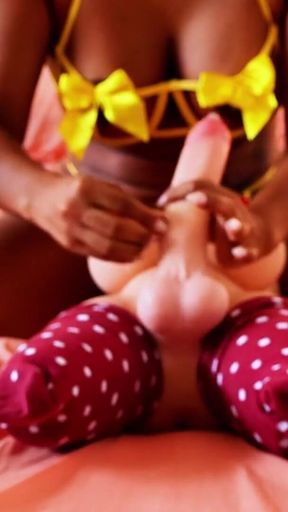 Stepmom Plays with Transexual Tantaly Sexdoll, She Joins a Lot!