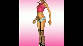 The Mischievous Blonde Teen Toon Dickgirl