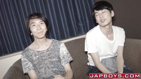 ”Japanese twink Fuji forms sixtynine before ass fucking”