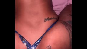 BBC guy cum inside the naughty girl trans