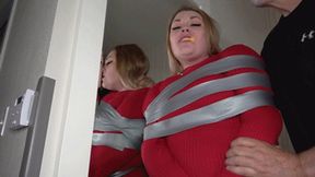 d2603STORM-Playing hard to get got the BBW Tease taped tight
