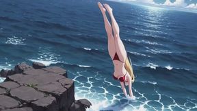 Deep Sea Breath Hold & Intense Underwater Orgasm Ritual - Solo Bikini Girl