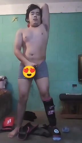 Jesus in boxer pulling his penis chapter 7