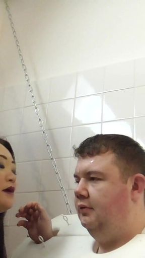 Slave Casting! Test 4: Ballbusting Terror and Slapping & Spitting Part 2