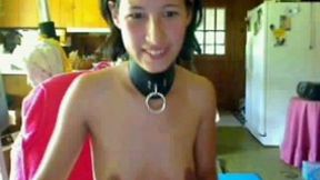 This chick's cute face is amazing and she likes to spread her pussy lips apart