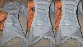sniff & suck wife pee stain panty
