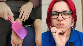 Foot Tickling on “No Ticklish” Argentine Girl - Fingers, Oil and Brush Challenge | Part 1 - HDR