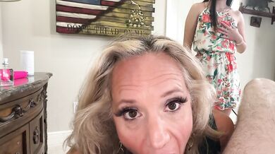 Taboo Hot Mom Stepson FFM Therapy Cum Drips on Bodies