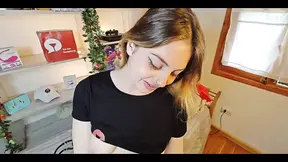 White girl gets pounded and creamed on live stream