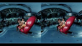 Double Pussyjob with cumshot - parody of Final Fantasy featuring Tifa Lockhart, Aerith Gainsborough, Rude