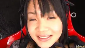 Hikaro ose lovely Asian babe is tied and guys tease her shaved pussy 3