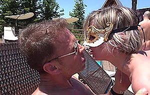 Roccosiffredi, orgy by the pool