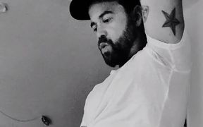 Big Muscular Gay Enjoys Solo Masturbation