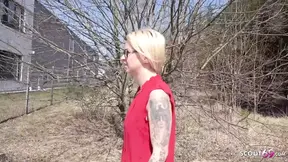 Dirty Deutsch girl Malina gets wild and talks dirty after outdoor fuck