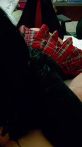 Mini etekli kıza sert davranıyorum 💦